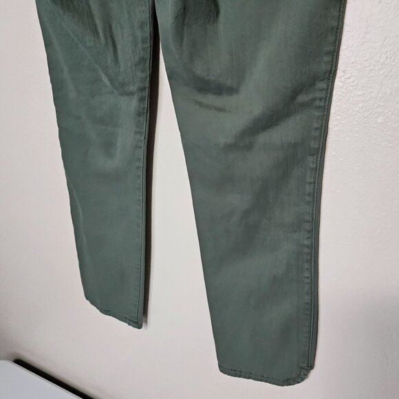 Pilcro And The Letterpress 26p Jeans Green Stet Stretch Preppy Low Rise - Picture 9 of 9